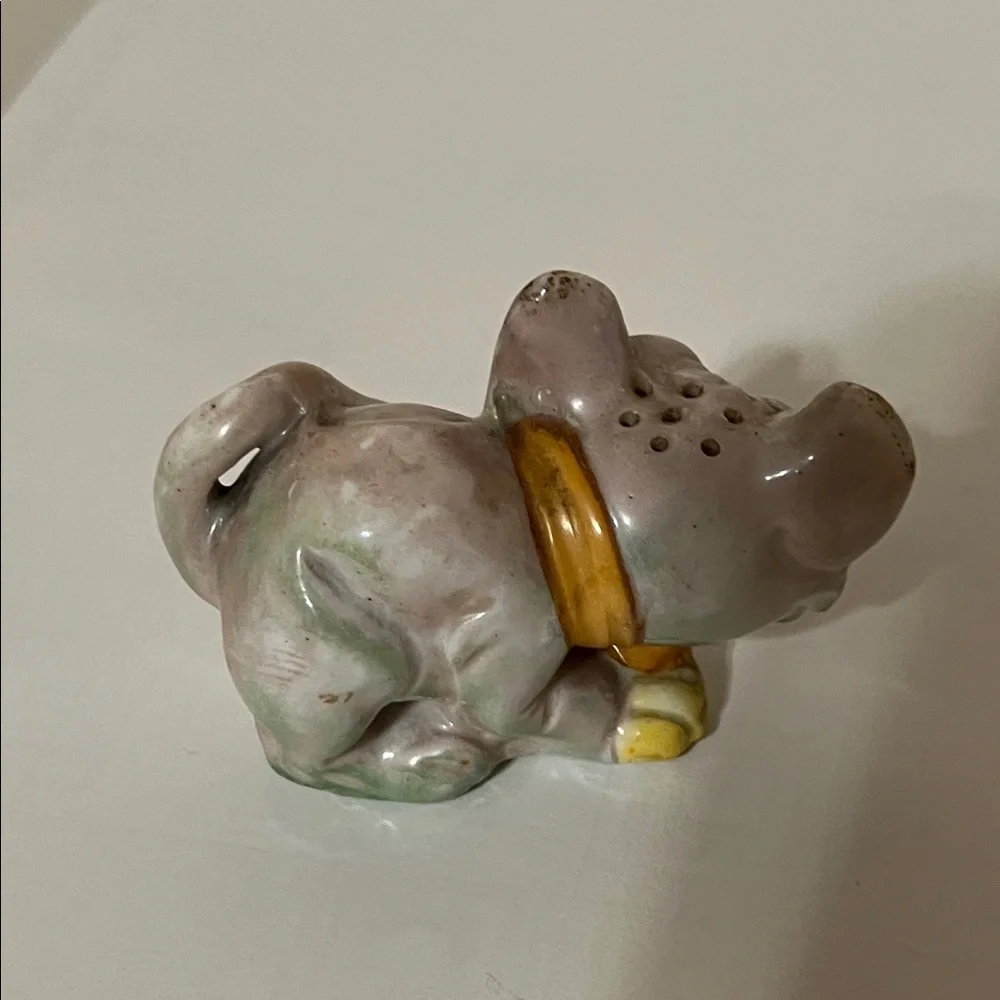Vintage Mini Ceramic Animal Salt and Pepper Figurines